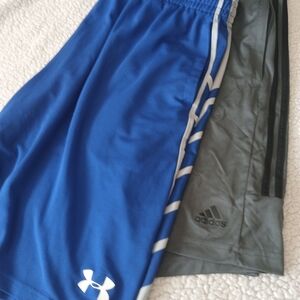 Adidas & Under Armour Men’s 2XL Athletic Shorts Bundle Gym Basketball Training